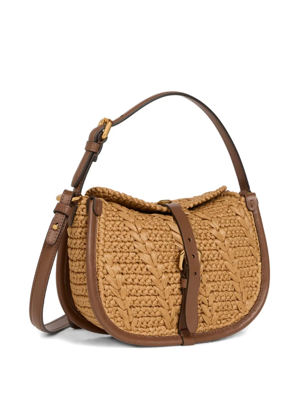 ETRO Kleine Pony gehaakte tas Beige