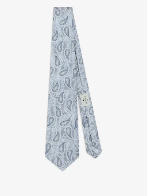 ETRO polka-dot paisley jacquard tie