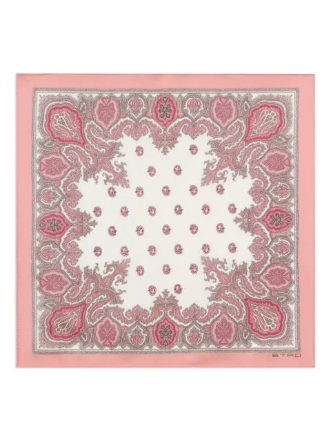 ETRO paisley silk pocket square