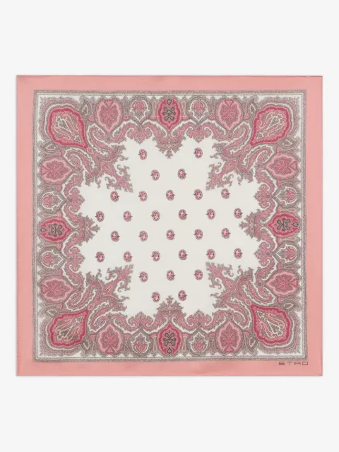 ETRO paisley silk pocket square