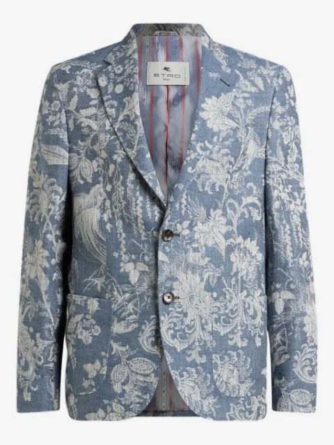 ETRO jacquard floral cotton jacket