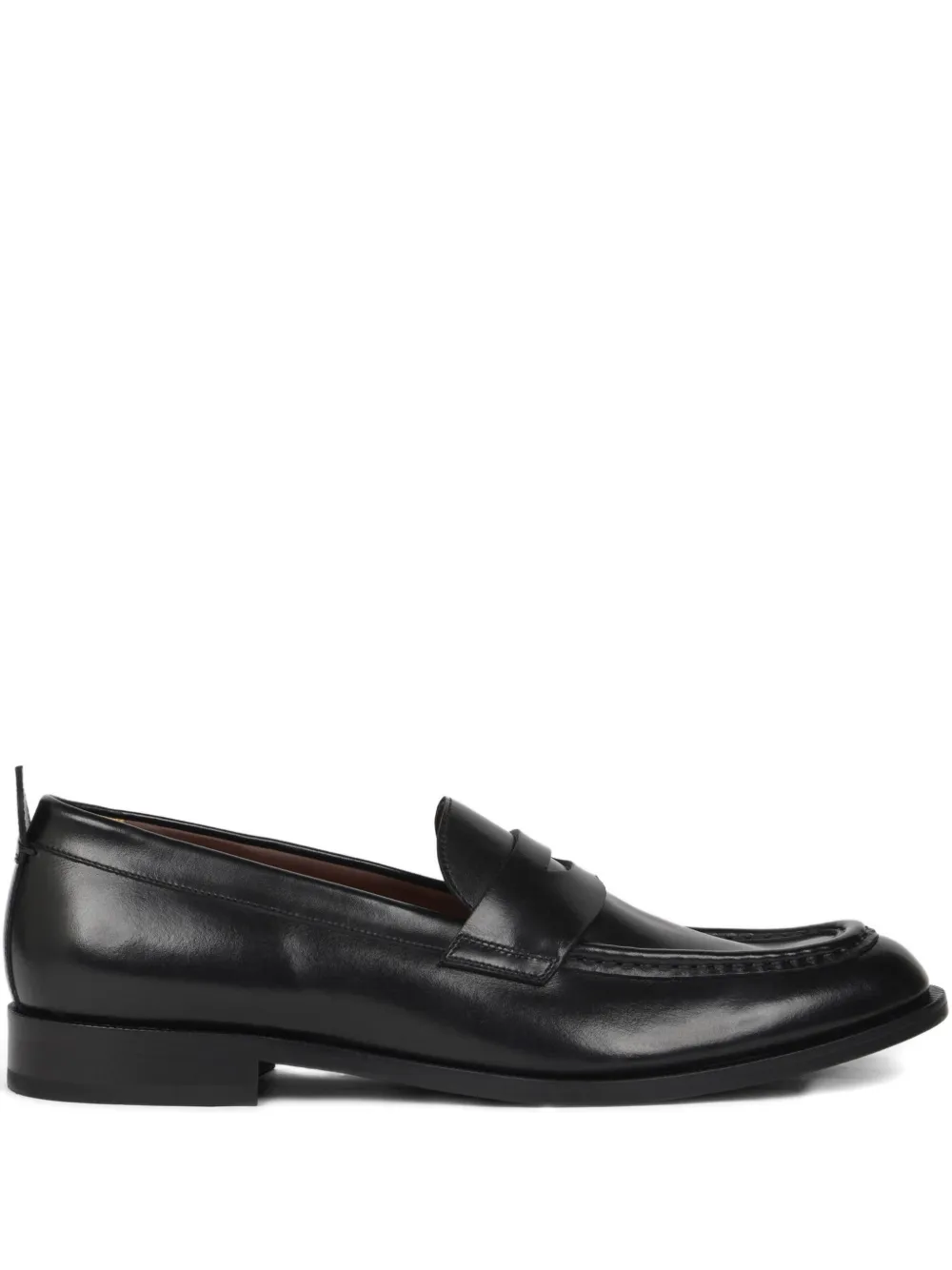 ETRO penny leather loafers - Nero