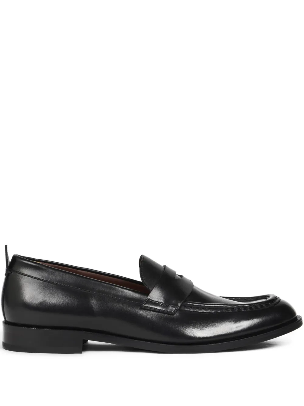 ETRO penny leather loafers - Schwarz