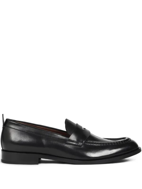 Etro Leather Loafers in Black