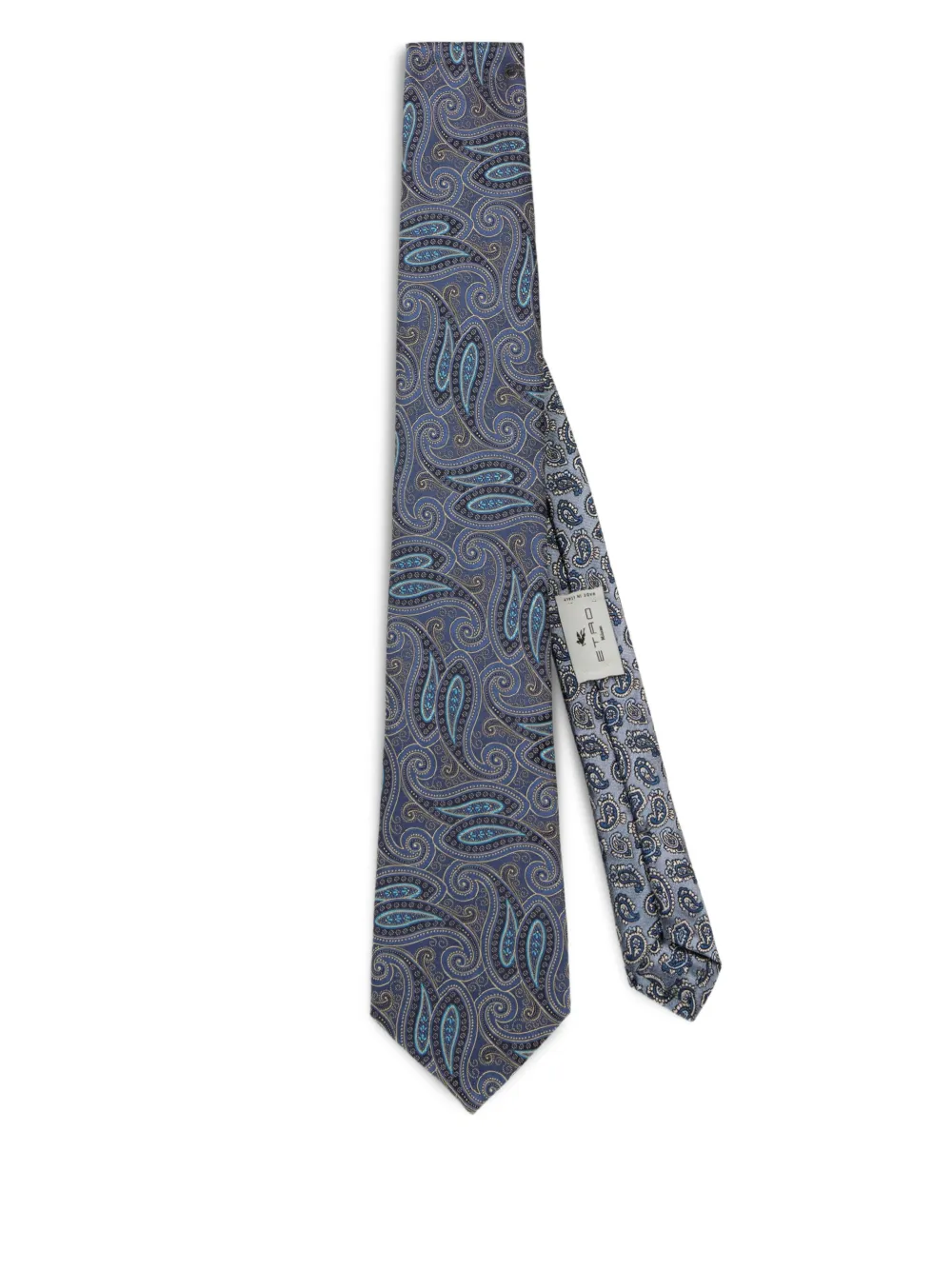 ETRO Cravatta con stampa paisley - Blu