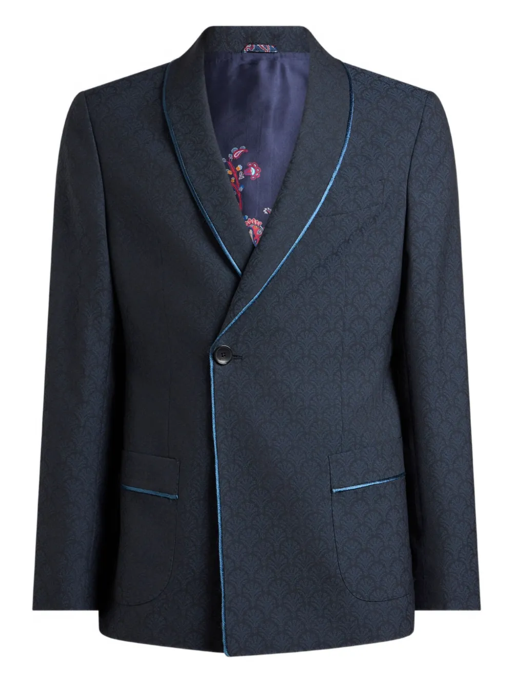 ETRO Blazer con effetto jacquard - Blu