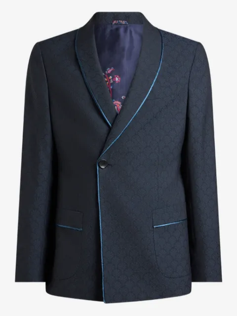 ETRO shawl-collar jacquard blazer