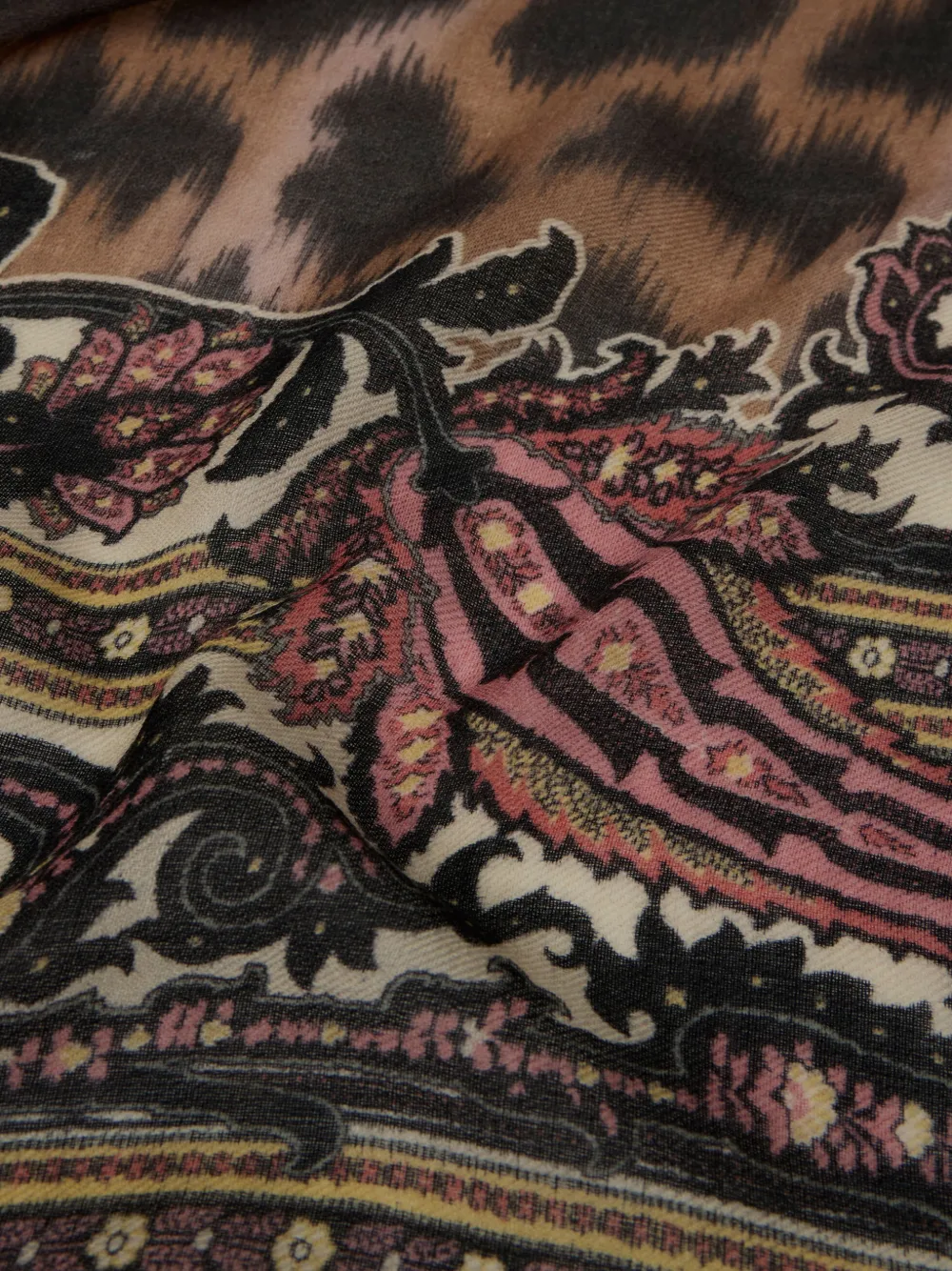 ETRO cashmere-blend scarf - Bruin