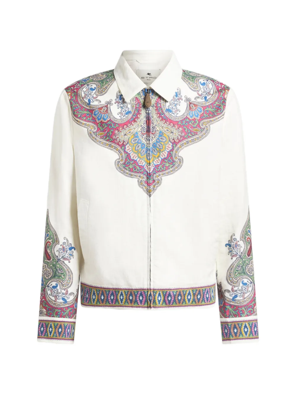 ETRO paisley-print jacket - Bianco