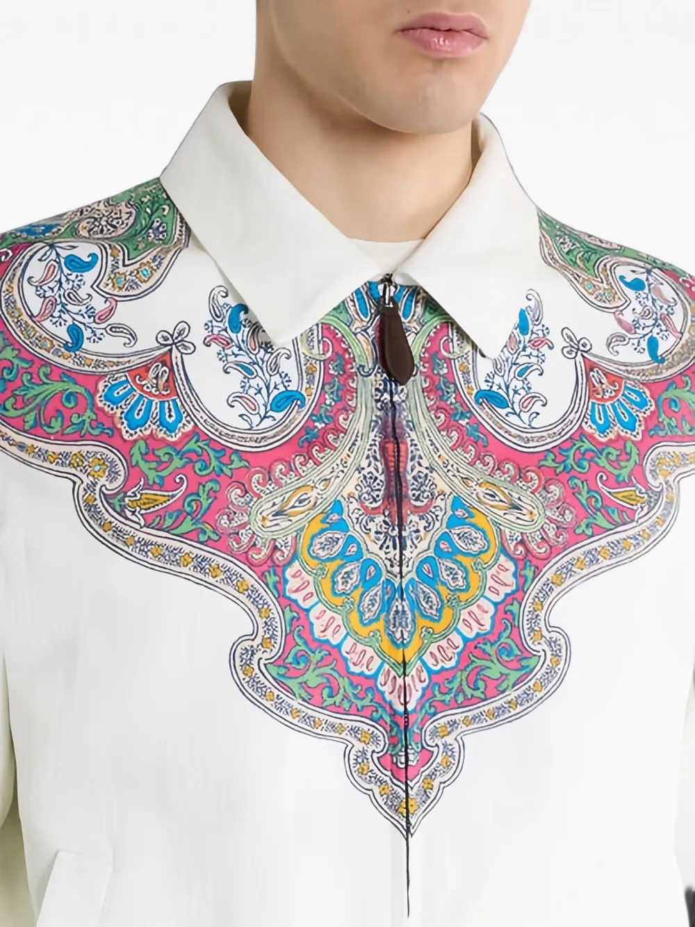ETRO Jack met paisley-print Wit