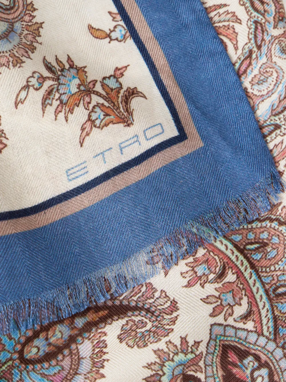 ETRO paisley-pattern scarf - Beige