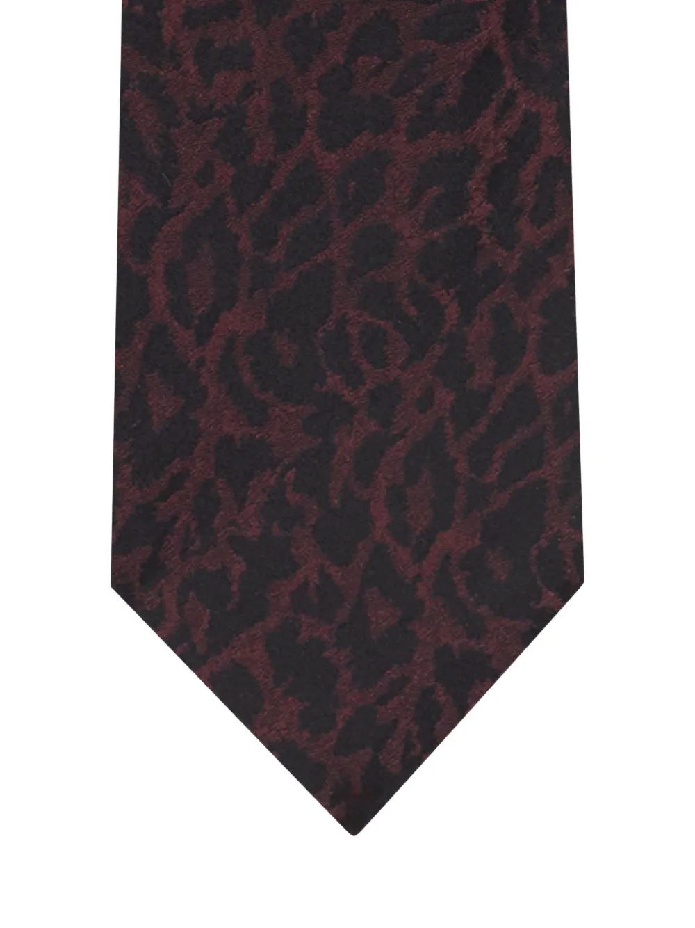 ETRO animal motif silk tie - Zwart
