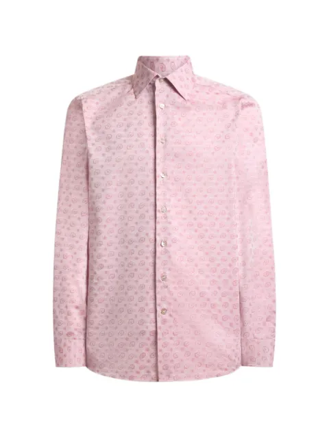 ETRO fil coupé paisley motif shirt