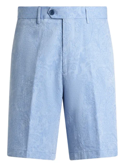 ETRO striped jacquard shorts