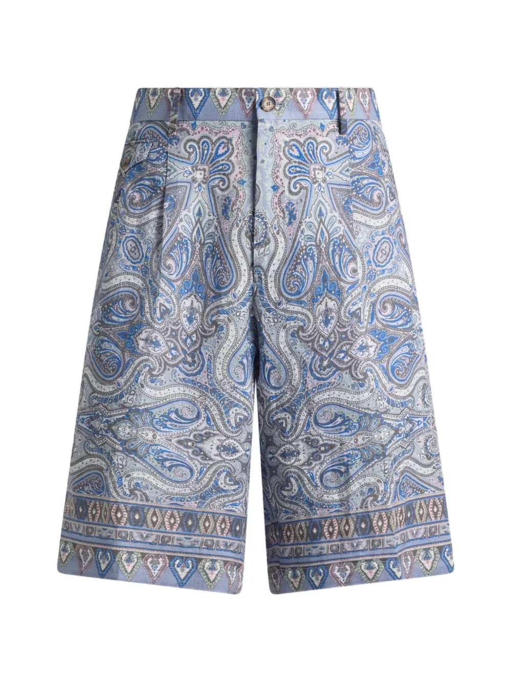 ETRO paisley-print shorts - Blu