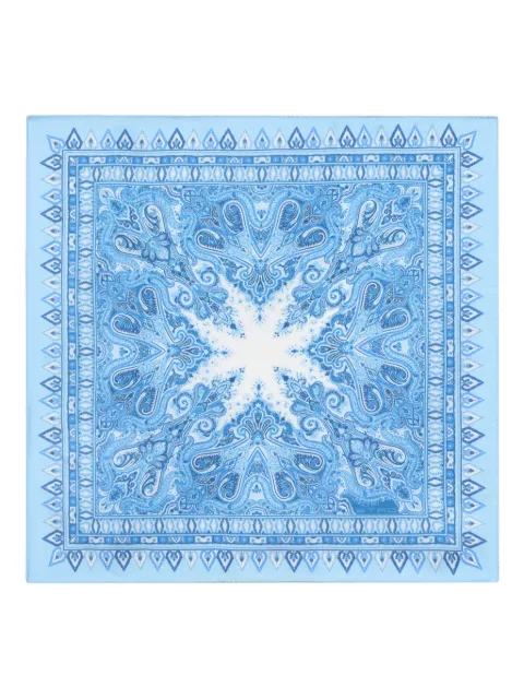 ETRO floral paisley-motif silk pocket square