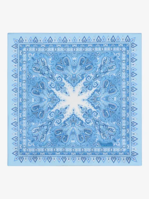 ETRO floral paisley-motif silk pocket square