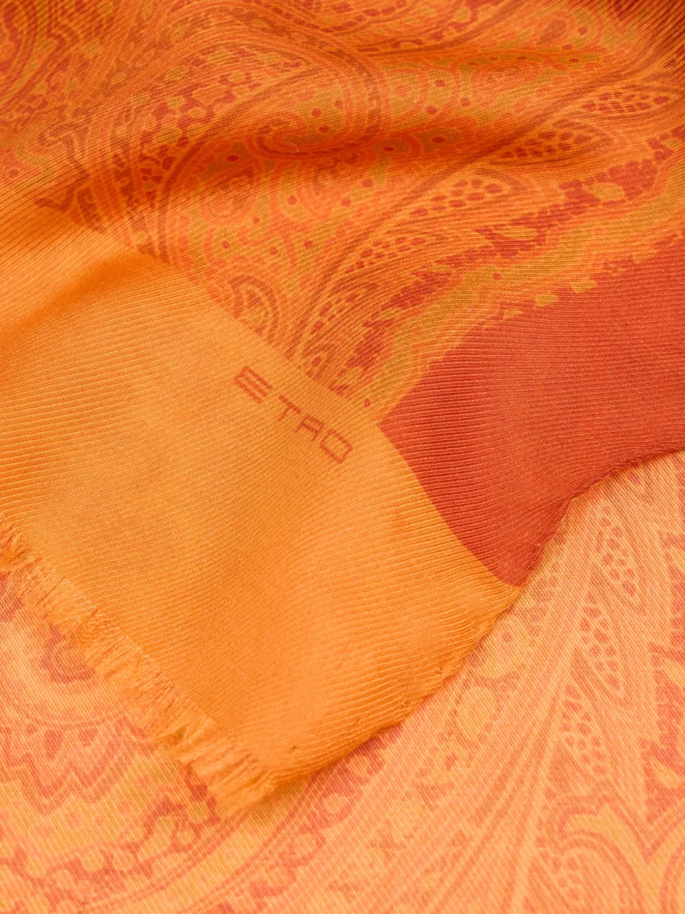 ETRO paisley scarf - Oranje