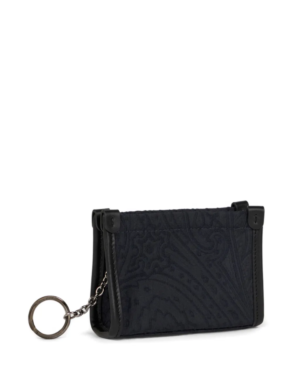  Etro Jacquard Coin Purse - Blue 