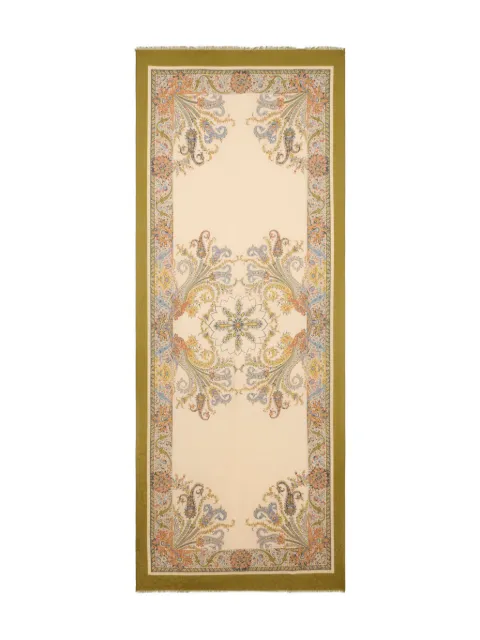 ETRO mascada con motivos florales en jacquard