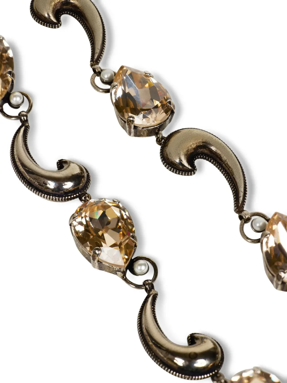 Etro Crystal-embellished Necklace In Gold