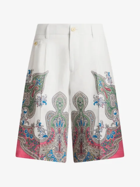 ETRO paisley-print shorts