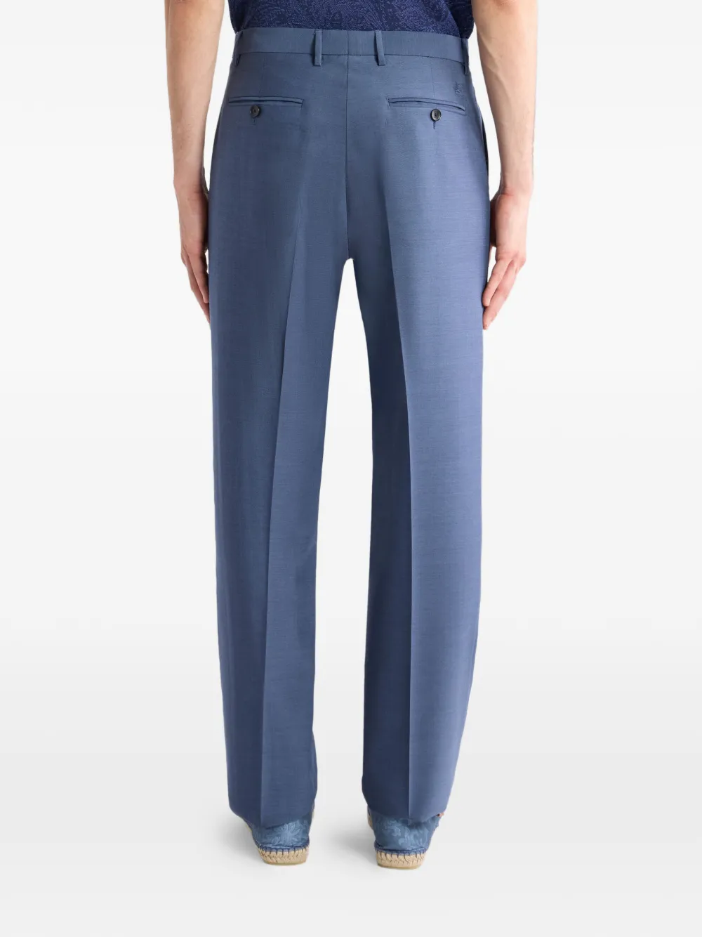 ETRO Wollen broek Blauw