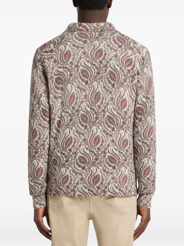 ETRO ジャカード セーター | ニュートラル | FARFETCH JP