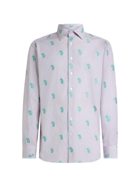 ETRO ストライプ フィルクーペ シャツ