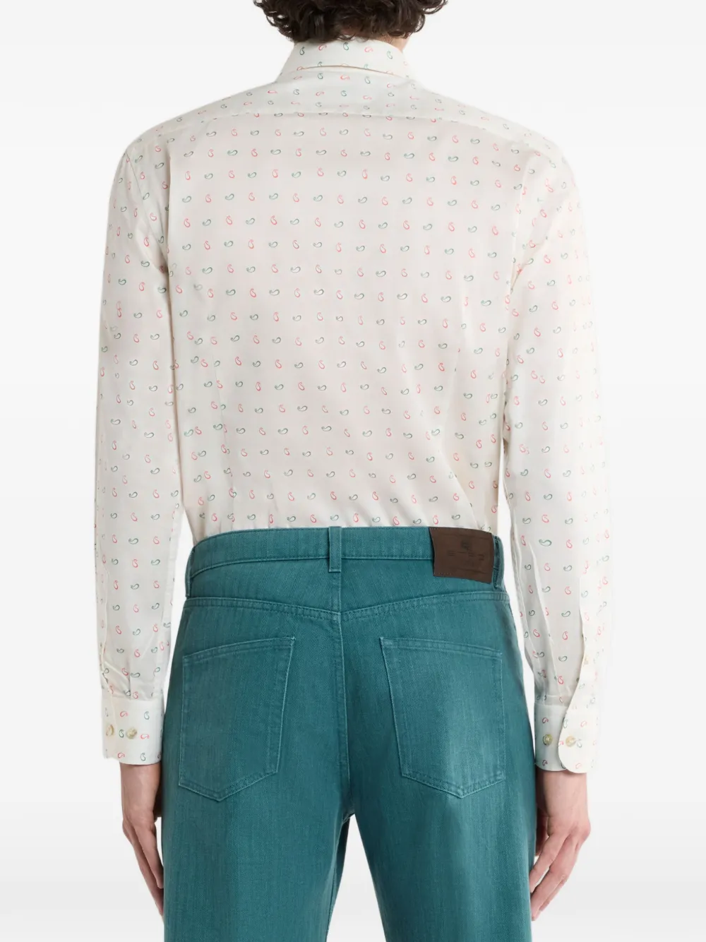 ETRO Overhemd met paisley-print Beige