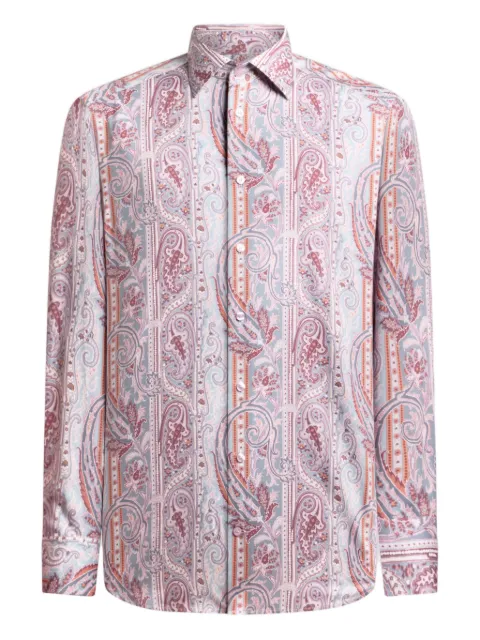 ETRO paisley satin shirt