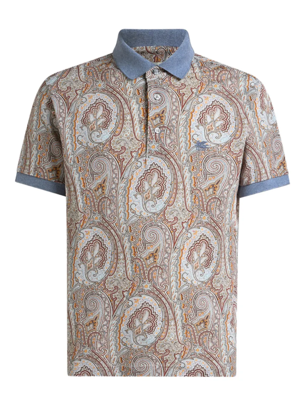 ETRO piqué polo shirt - Toni neutri
