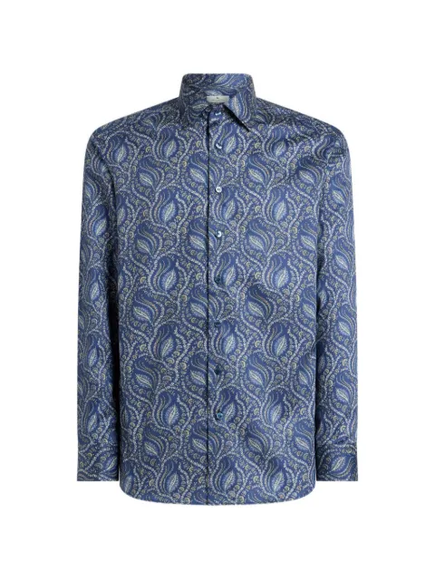 ETRO paisley foliage shirt