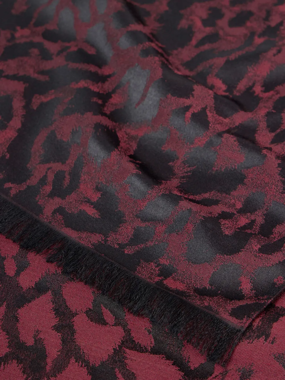 ETRO animal-pattern scarf - Rood