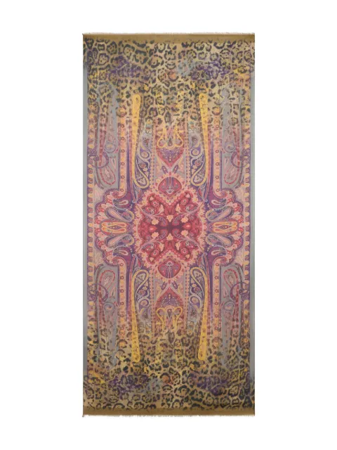 ETRO animal-pattern scarf