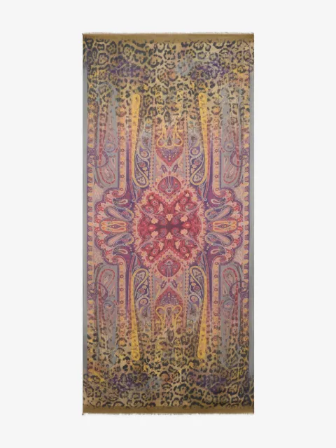 ETRO animal-pattern scarf