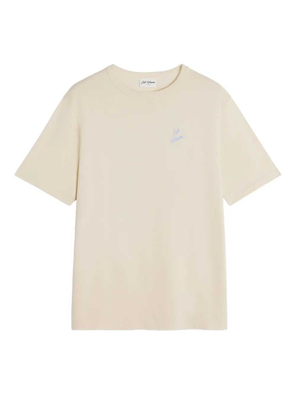 CAFÉ KITSUNÉ T-shirt con logo - Toni neutri