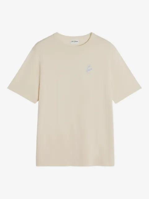 CAFÉ KITSUNÉ logo-detail T-shirt