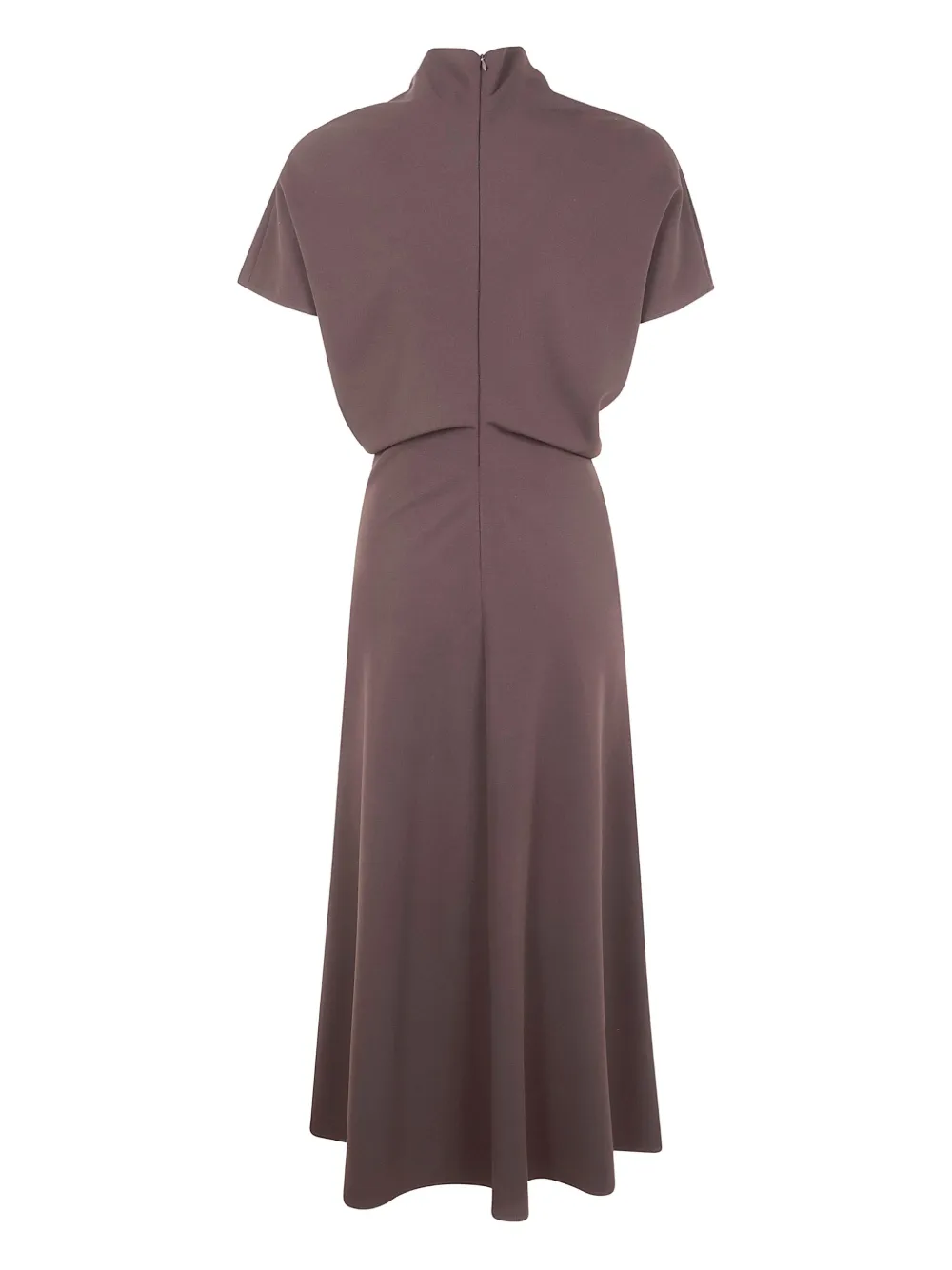 DRHOPE high-neck midi dress - Bruin