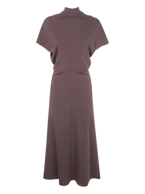 DRHOPE high-neck midi dress