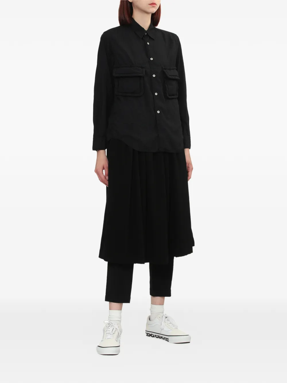 Comme Des Gar&ccedil;ons Comme Des Gar&ccedil;ons elasticated waist trousers - Zwart