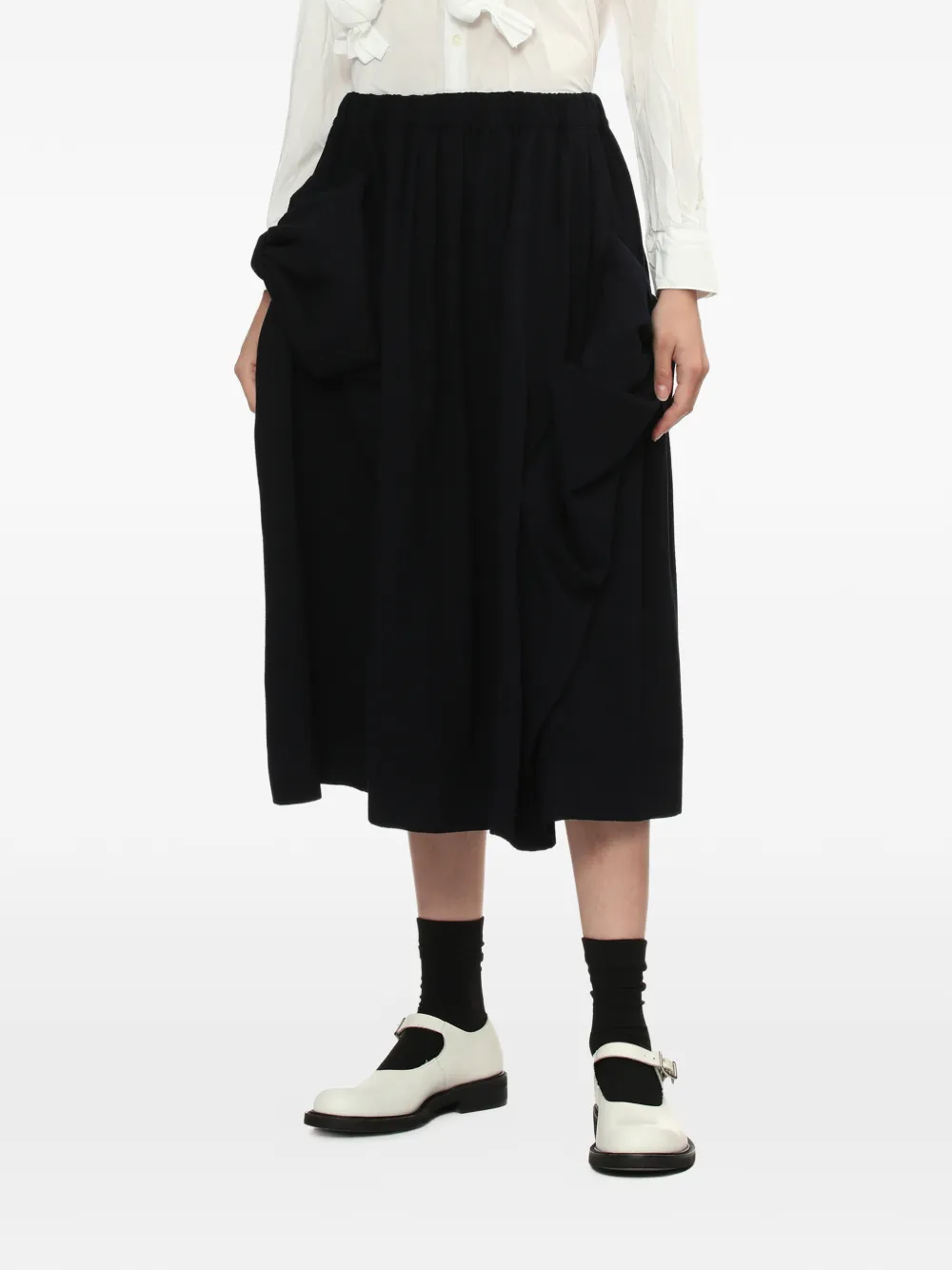 Comme Des Garçons Comme Des Garçons knot skirt - Nero