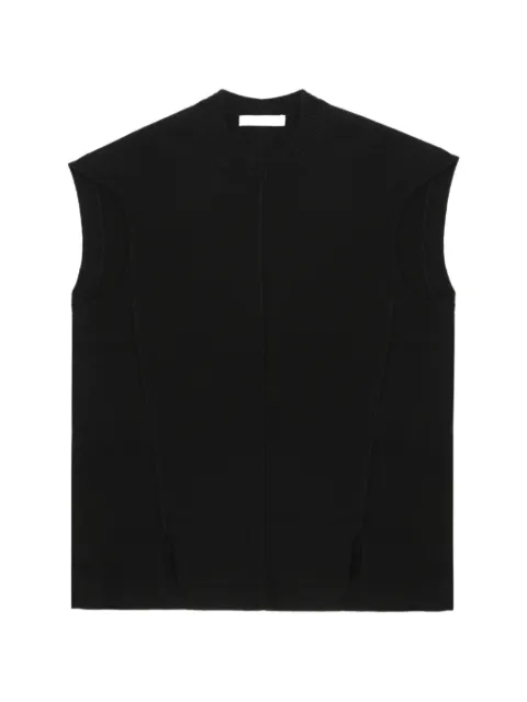 Helmut Lang split wool vest