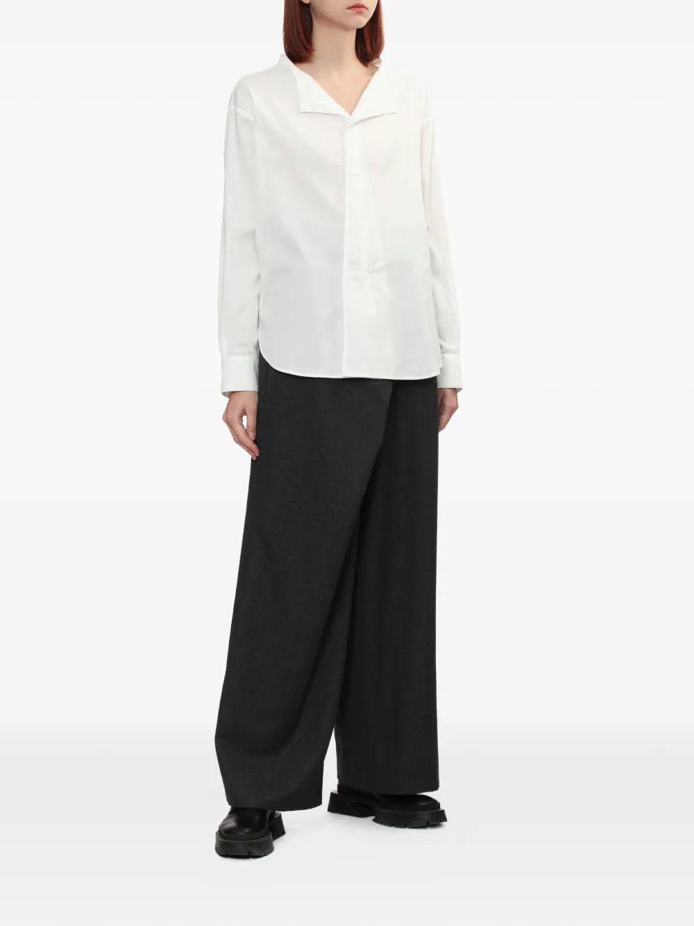 Y's high-low shirt - Wit