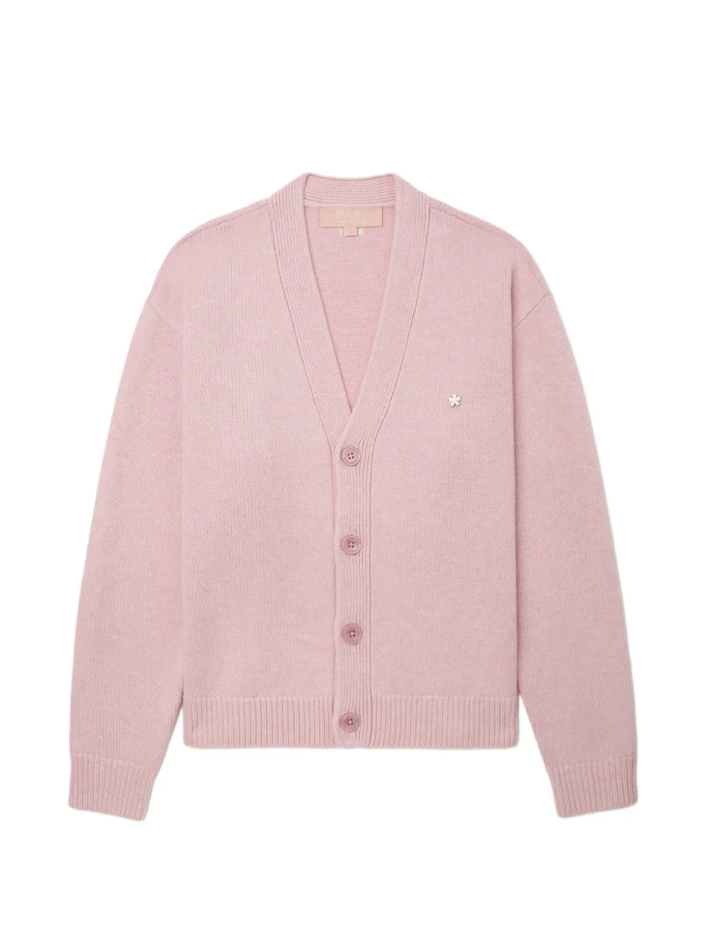 BAPY BY *A BATHING APE® buttoned flower-detail cardigan - Rosa