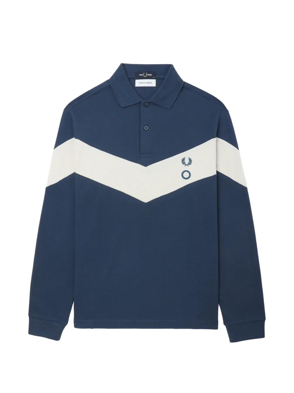 Fred Perry x Craig Green logo-detail polo shirt - Blu
