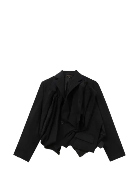 Comme Des Garçons draped wool jacket