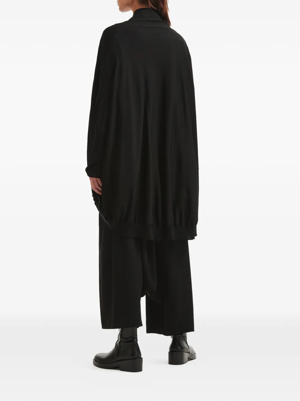 Buttoned Oversized Cardigan