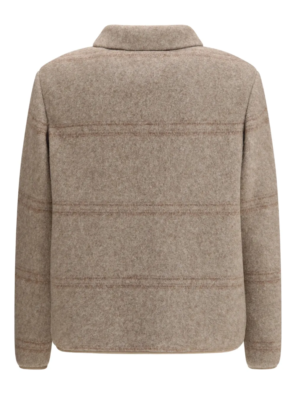 Loro Piana snap-button classic-collar jacket Beige