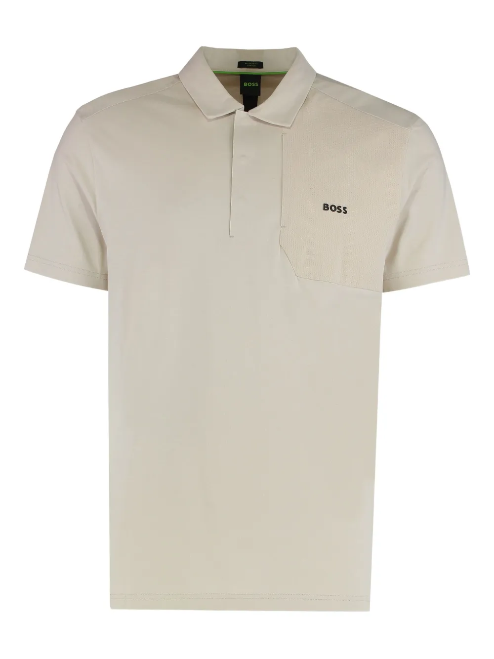 BOSS short-sleeved pocket polo shirt - Toni neutri